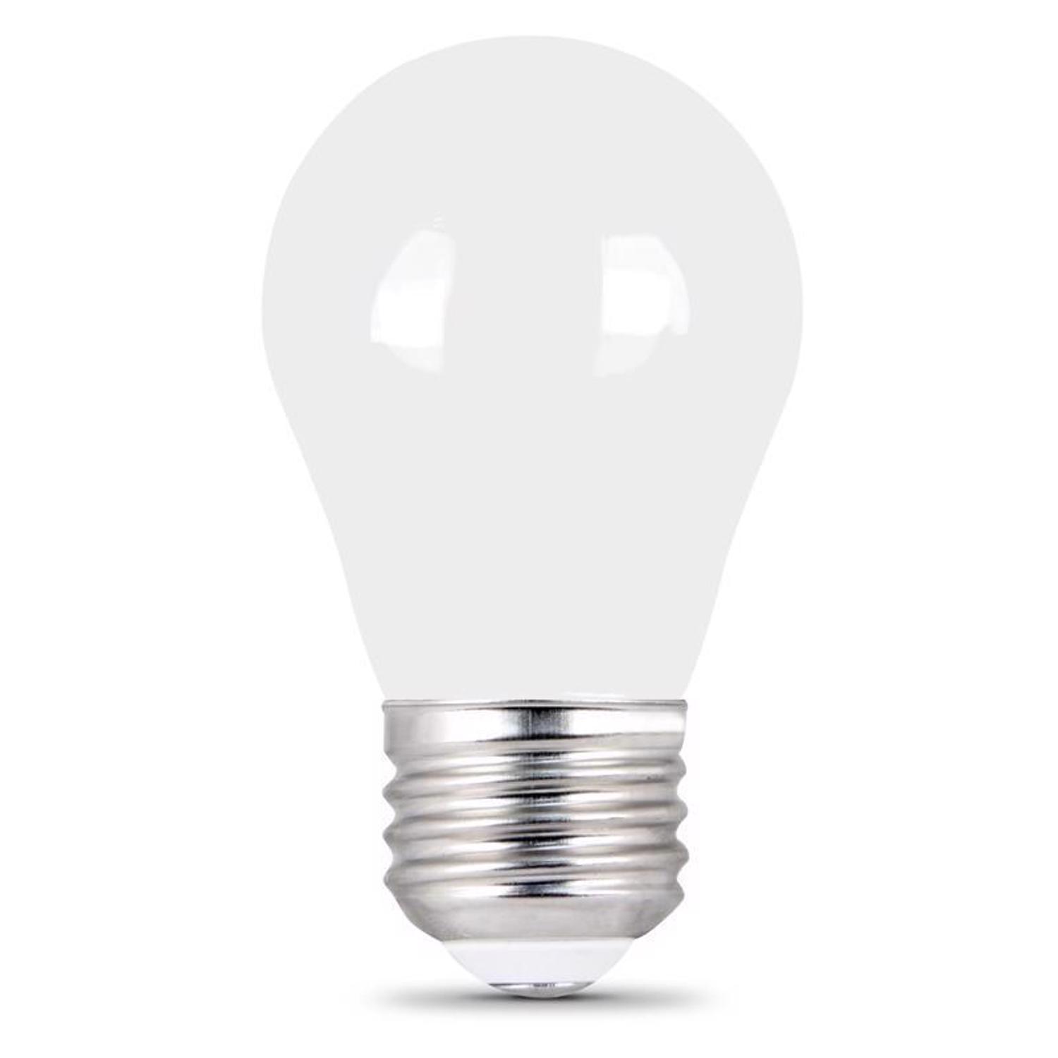 Feit A15 E26 (Medium) Filament LED Bulb Soft White 40 Watt Equivalence 2 pk