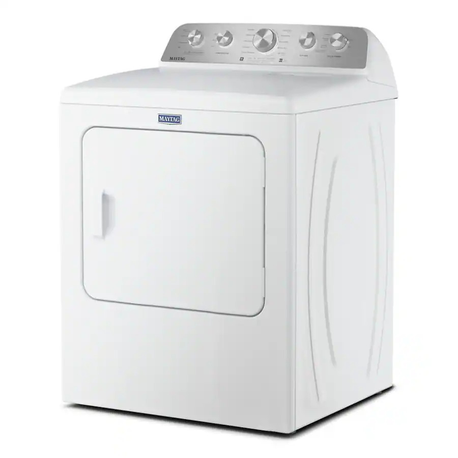 Maytag - 7.0 Cu. Ft. Gas Dryer with Extra Power and Pet Pro Option - White