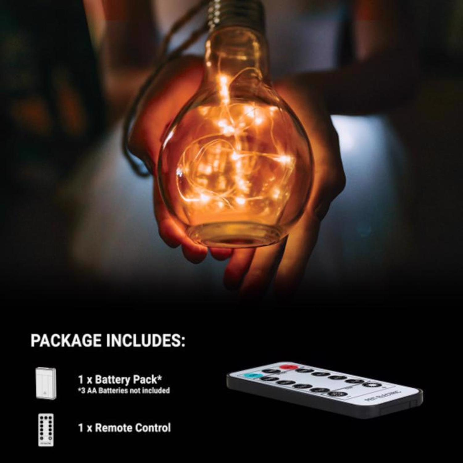 Feit LED Fairy String Lights Warm White 30 ft. 100 lights