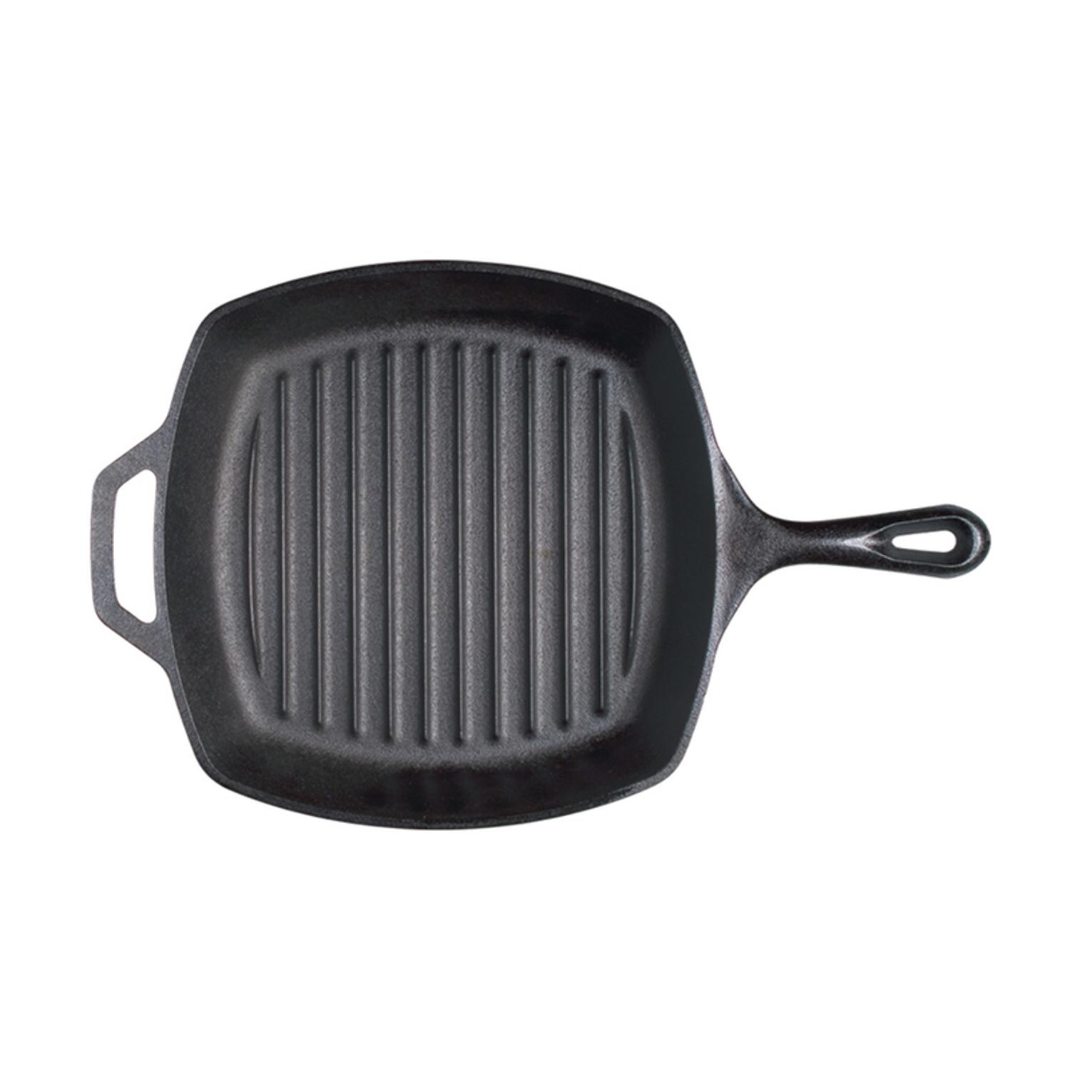 Lodge Cast Iron Grill Pan Black Stine Home + Yard The Family You