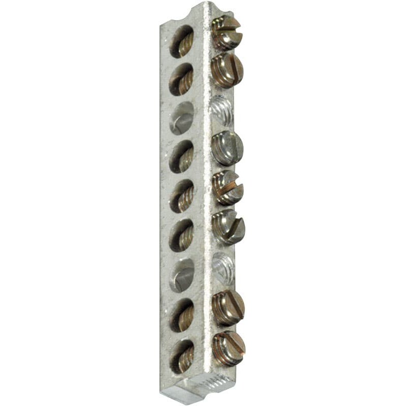 Square D 100/200 amps 120/240 V 1 space 12 circuits Surface Mount Ground Bar Kit