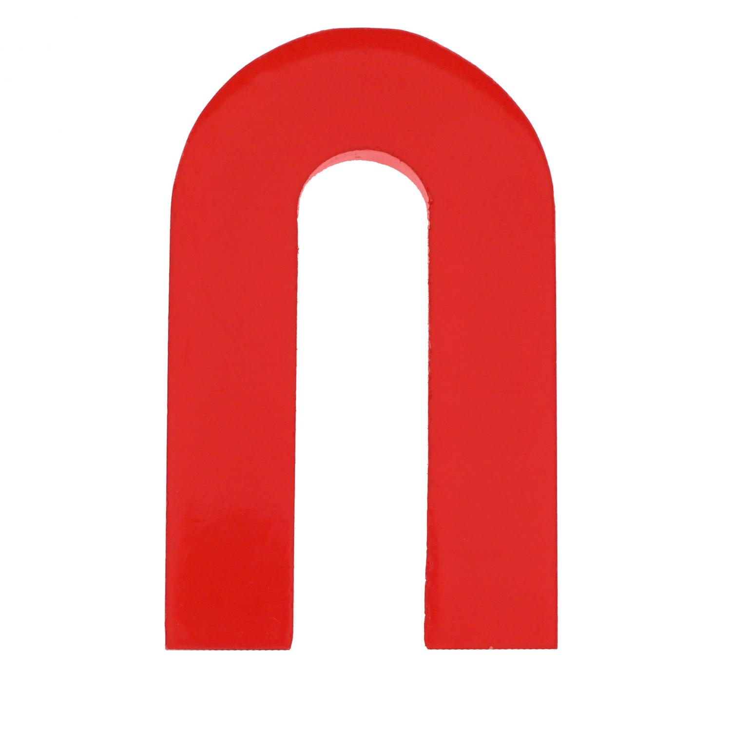 Magnet Source 2.375 in. L X 1.187 in. W Red Horseshoe Magnet 3 lb. pull 1 pc
