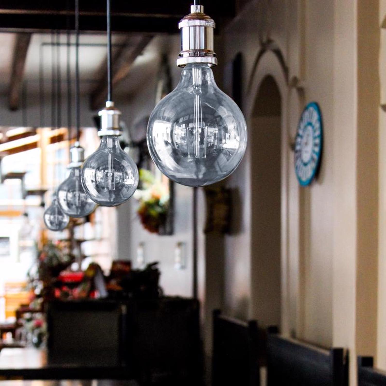 Feit G25 E26 (Medium) Filament LED Bulb Smoke Daylight 40 Watt Equivalence 1 pk