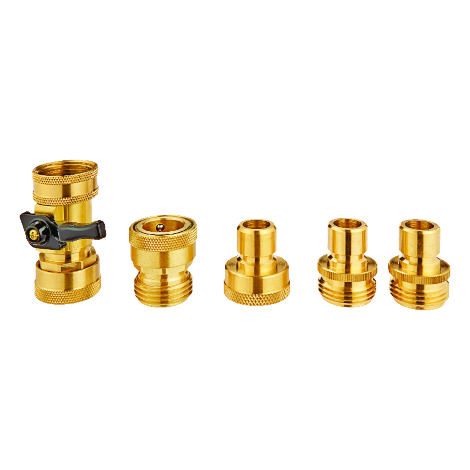 Ace Brass Threaded Quick Connector Hose Set