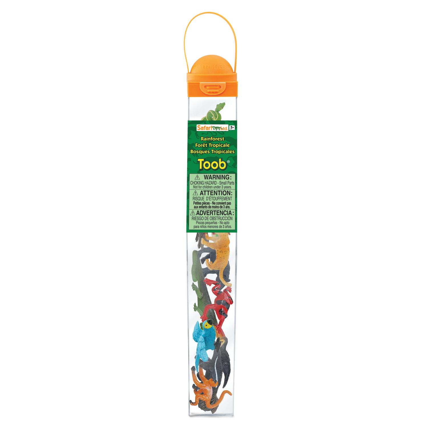 Safari Ltd. Toobs Rainforest Toy Assorted 11 pc