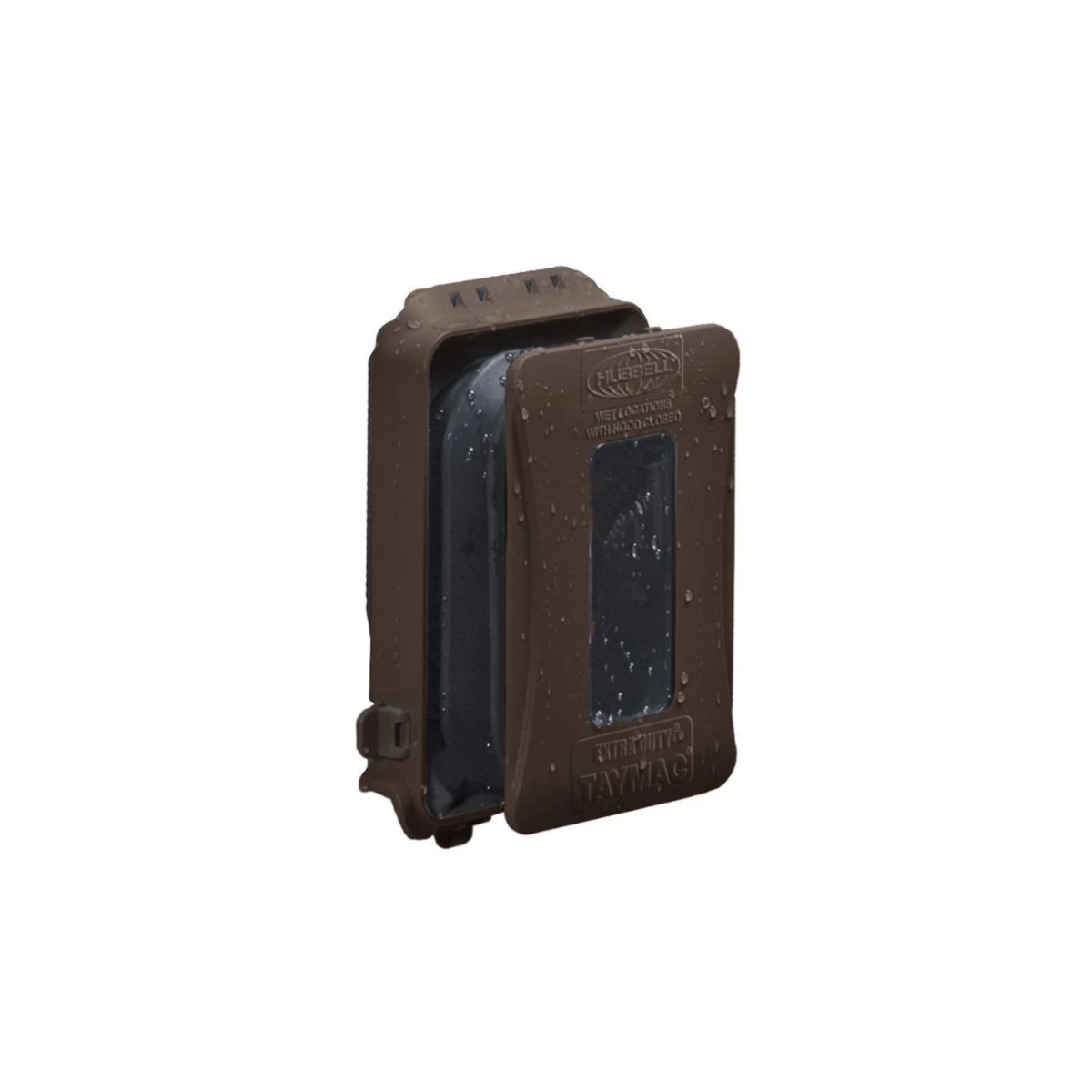 TayMac Cover 1G Expandable Weatherproof Bronze