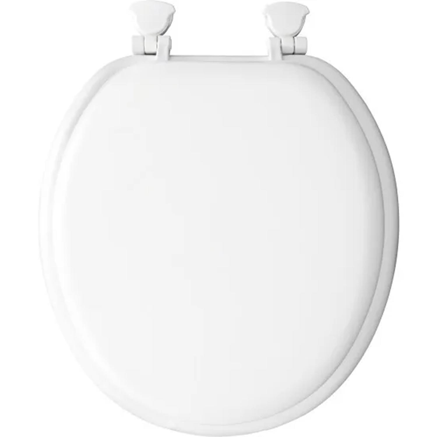 Mayfair by Bemis Eden Round White Soft Toilet Seat