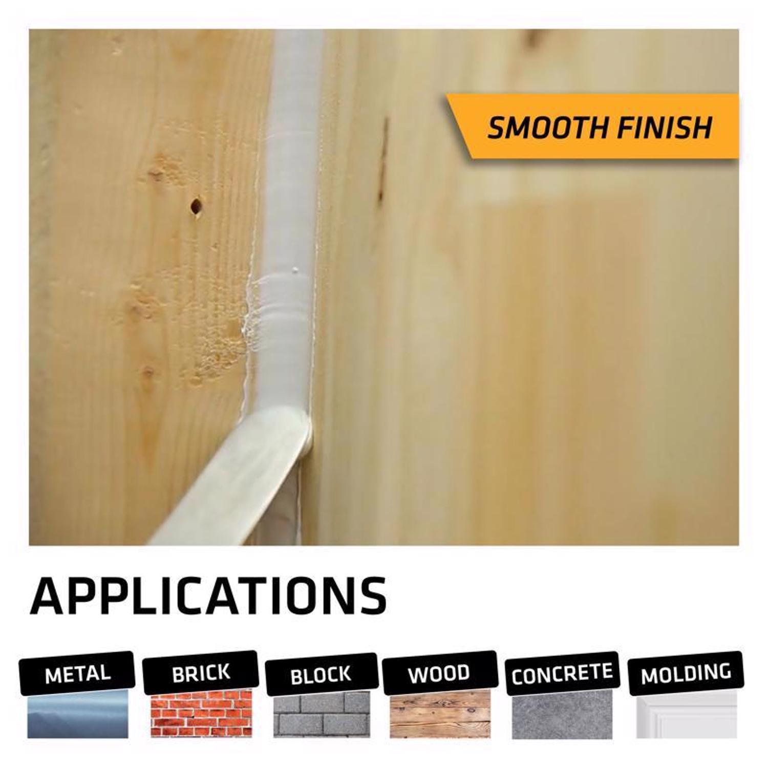 Sika Pro Select White Polyurethane All Purpose Construction Sealant 10.1 oz