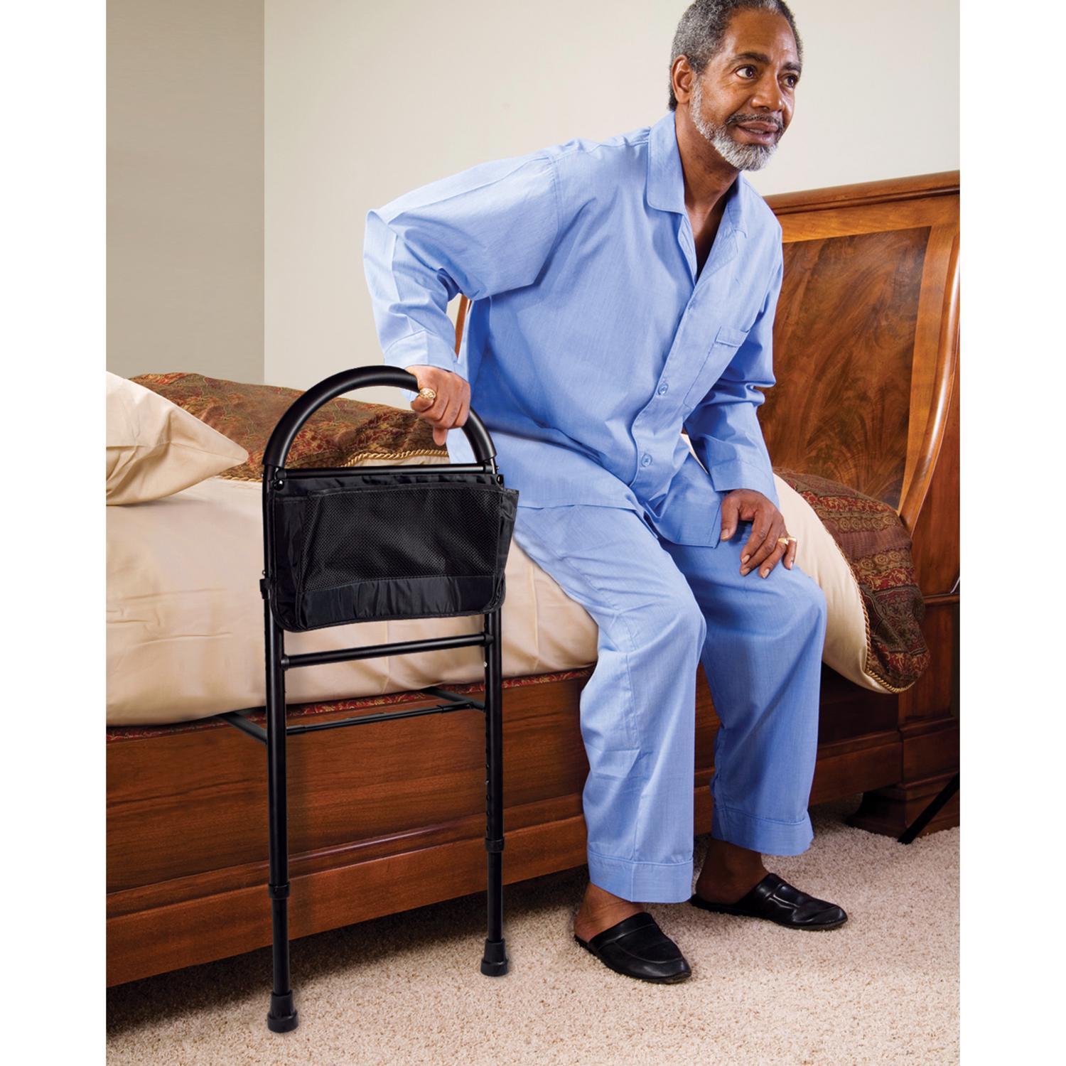 Carex Health Brands Black Bedside Rail 1 Pack