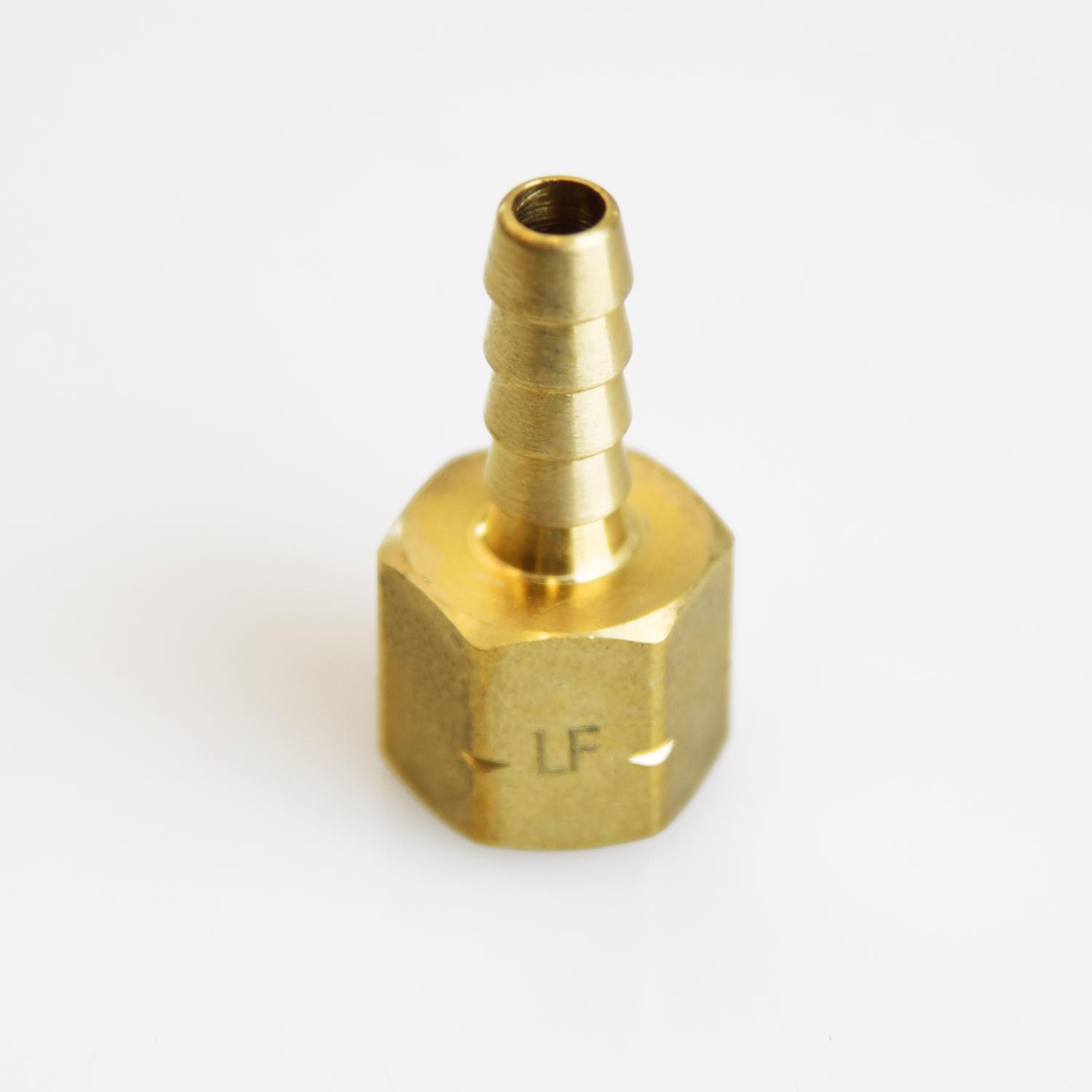 ATC Brass 1/4 in. D X 1/4 in. D Adapter 1 pk