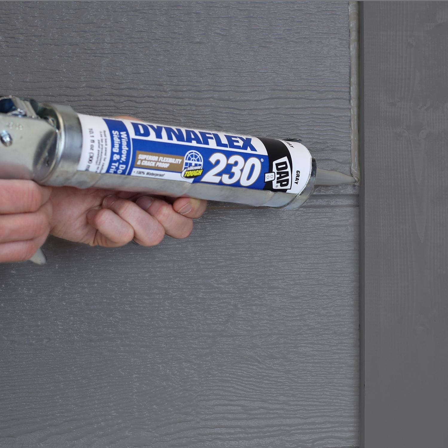DAP Dynaflex 230 Gray Premium Latex Door/Siding/ Window Sealant 10.1 oz