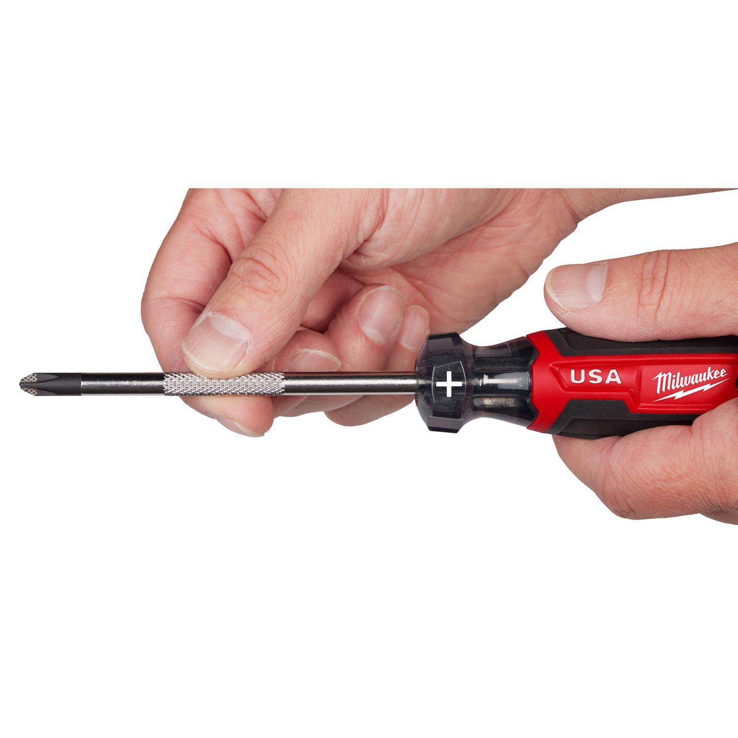 Milwaukee #2 X 4 in. L Phillips/Square Screwdriver 1 pk
