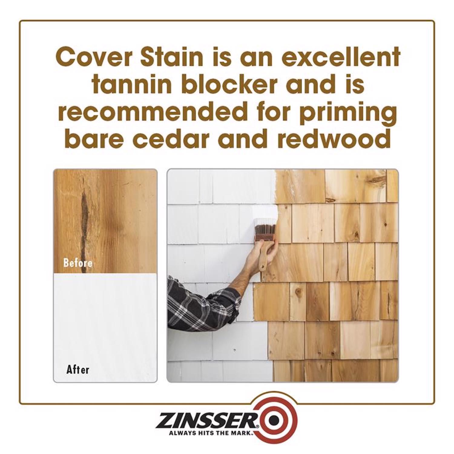 Zinsser Cover Stain White Oil-Based Alkyd Primer and Sealer 5 gal