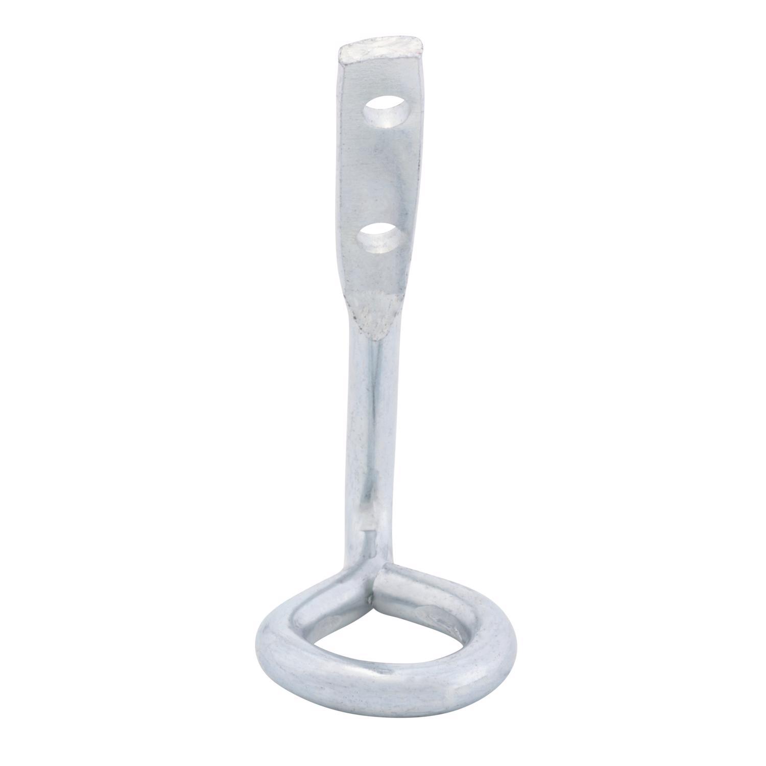 Hampton Small Zinc-Plated Silver Steel 4.125 in. L Rope Binding Hook 150 lb 1 pk