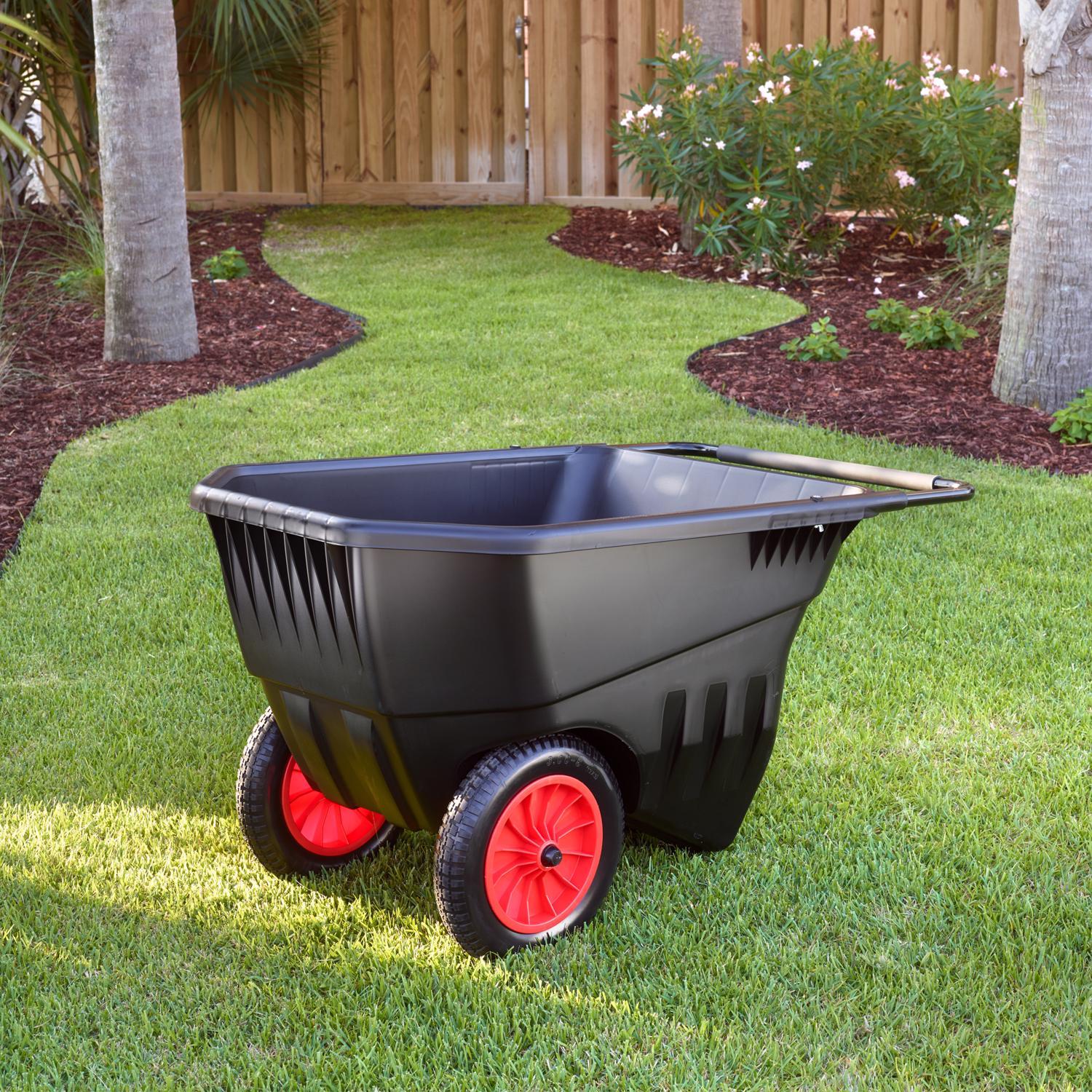 Smart Cart Poly Yard Cart 9 cu ft