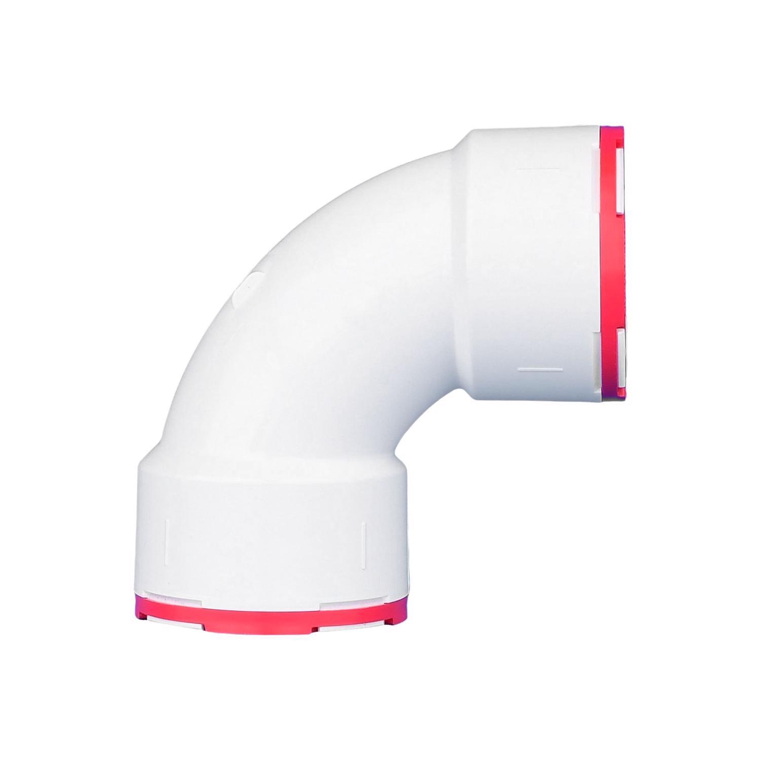 Charlotte Pipe ConnecTite Schedule 40 1-1/2 in. Hub X 1-1/2 in. D Hub PVC Bend Elbow 1 pk