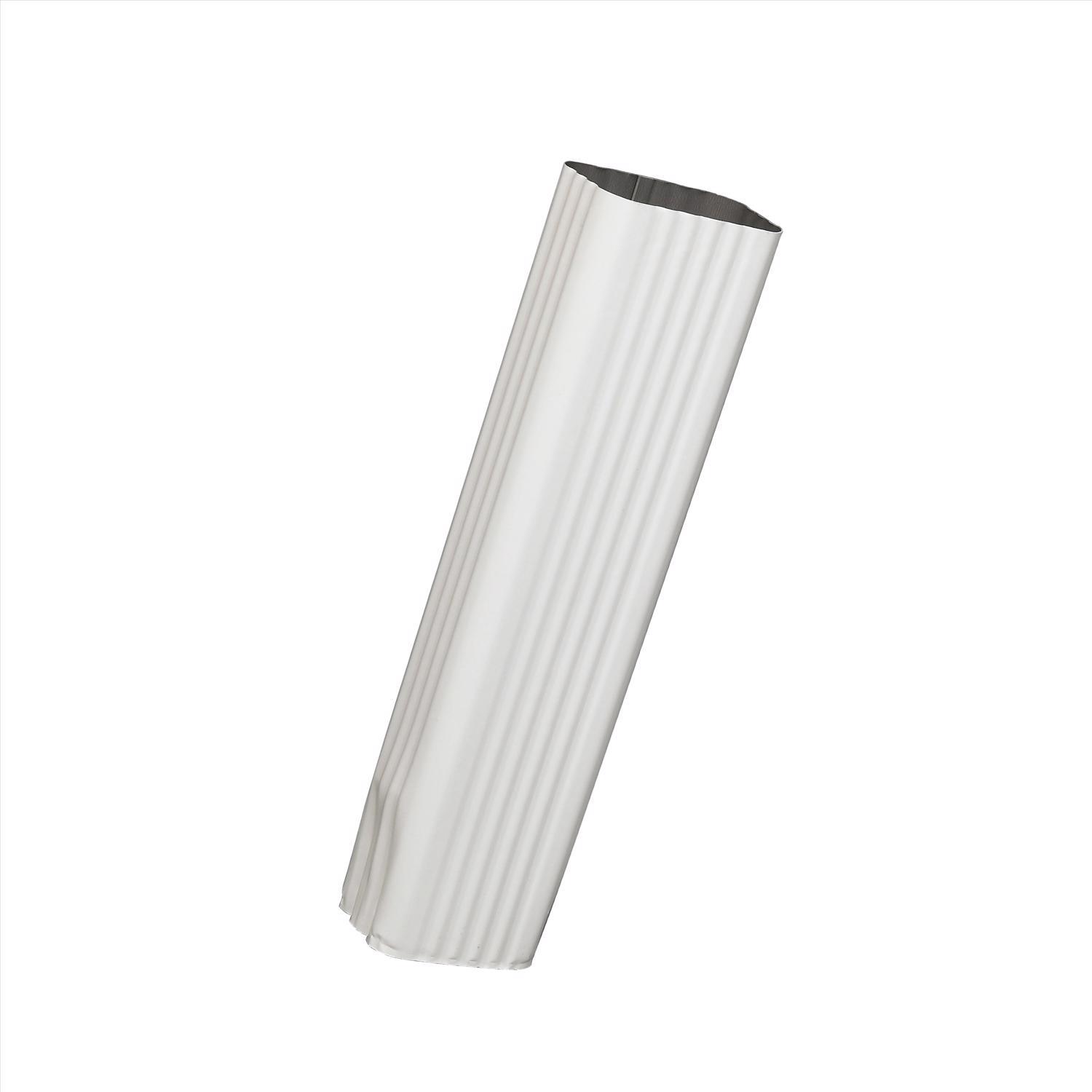 Amerimax 3 in. H X 2 in. W X 15 in. L White Aluminum K Downspout Extension