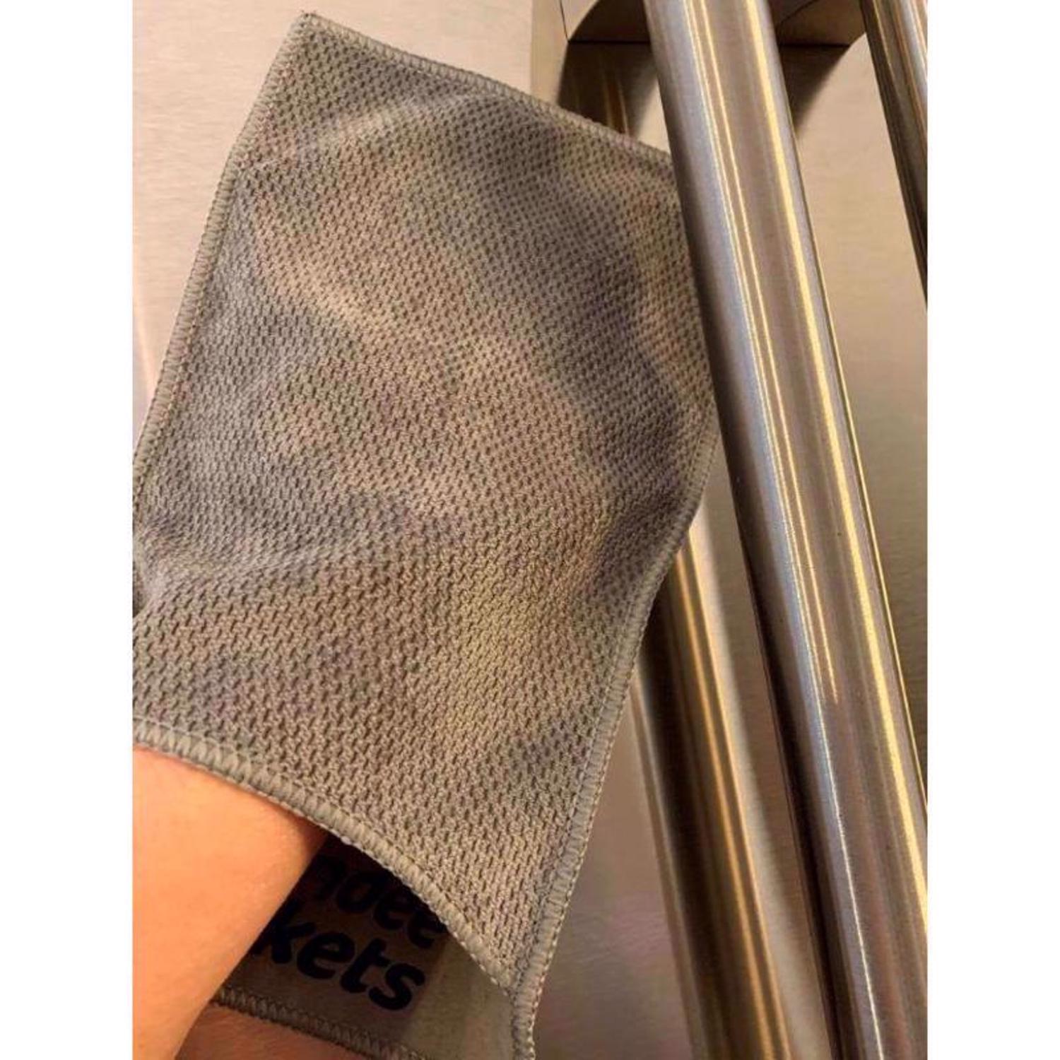 Handee Pockets Microfiber Cleaning Cloth 6.25 in. W X 9.75 in. L 2 pk