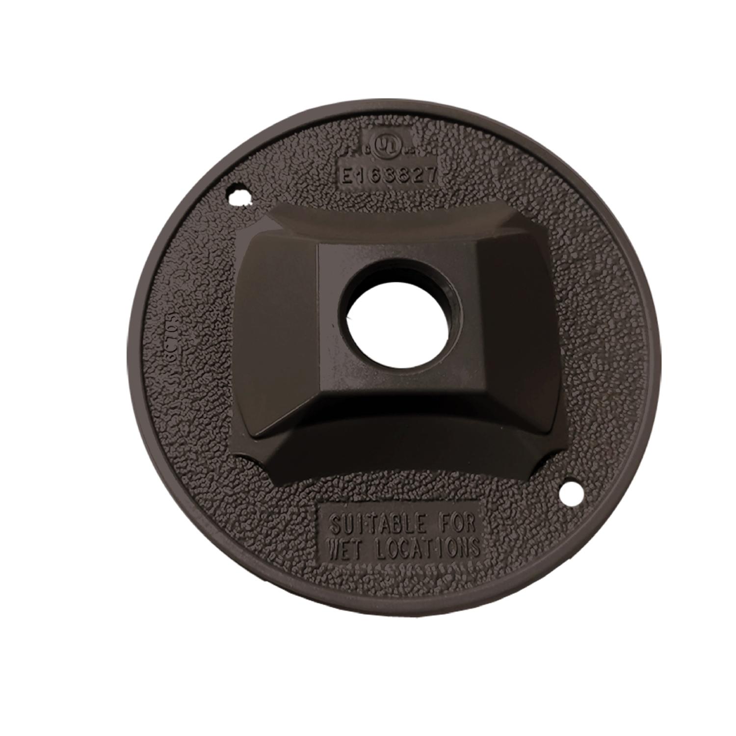 Sigma Engineered Solutions Round Metal 4.13 in. H X 4.13 in. W Lampholder Cover