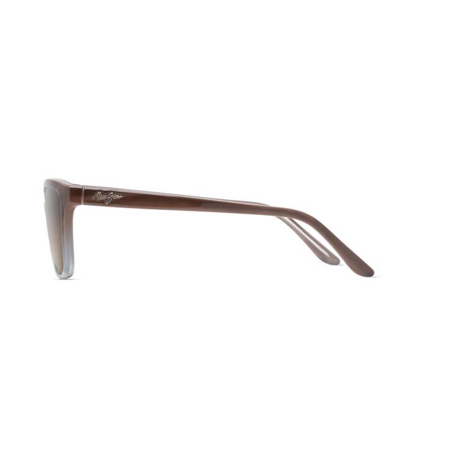 Maui Jim Honi Sunglasses Women's Sandstone with Blue Frame HCL Bronze Lens Polarized