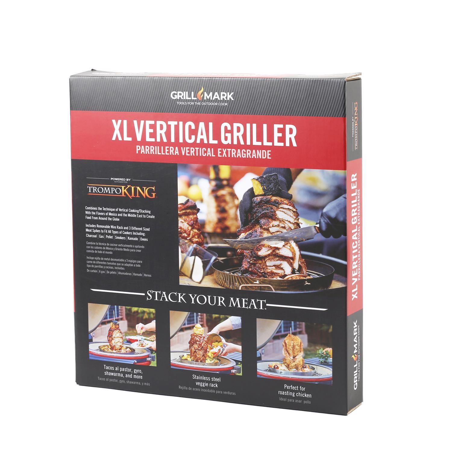 Grill Mark Trompo King Stainless Steel Grill Topper 13.25 in. W 1 pk