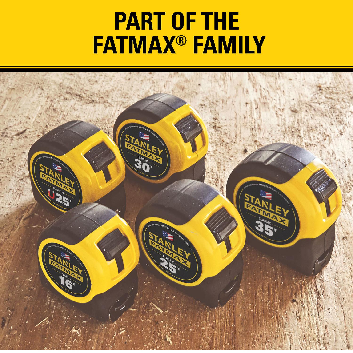 Stanley FatMax 30 ft. L X 1.25 in. W Tape Measure 1 pk