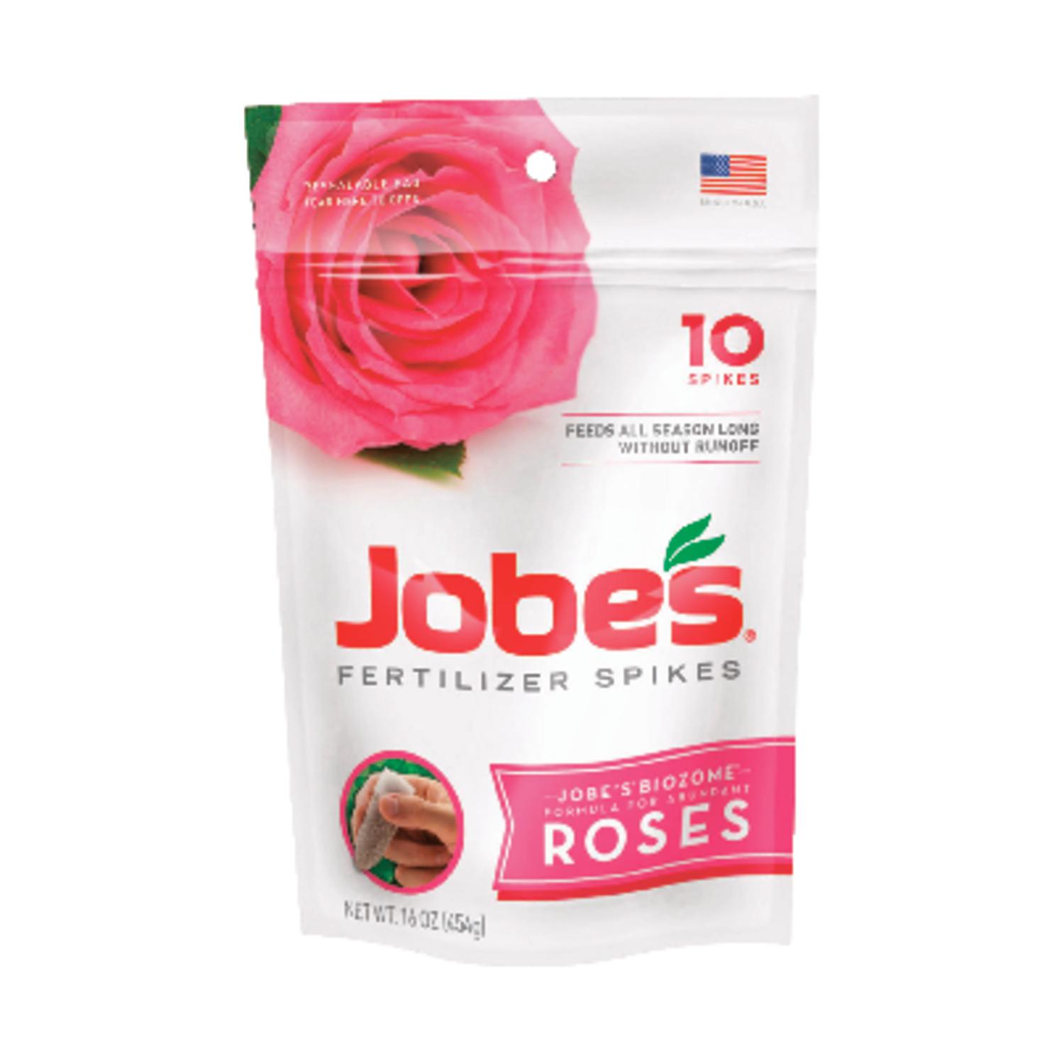 Jobe's Organic Spikes Roses Root Feeder 16 oz