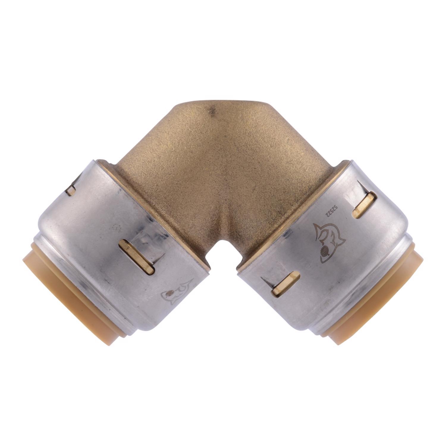 SharkBite Push to Connect 3/4 in. Barb each X 3/4 in. D Brass Elbow