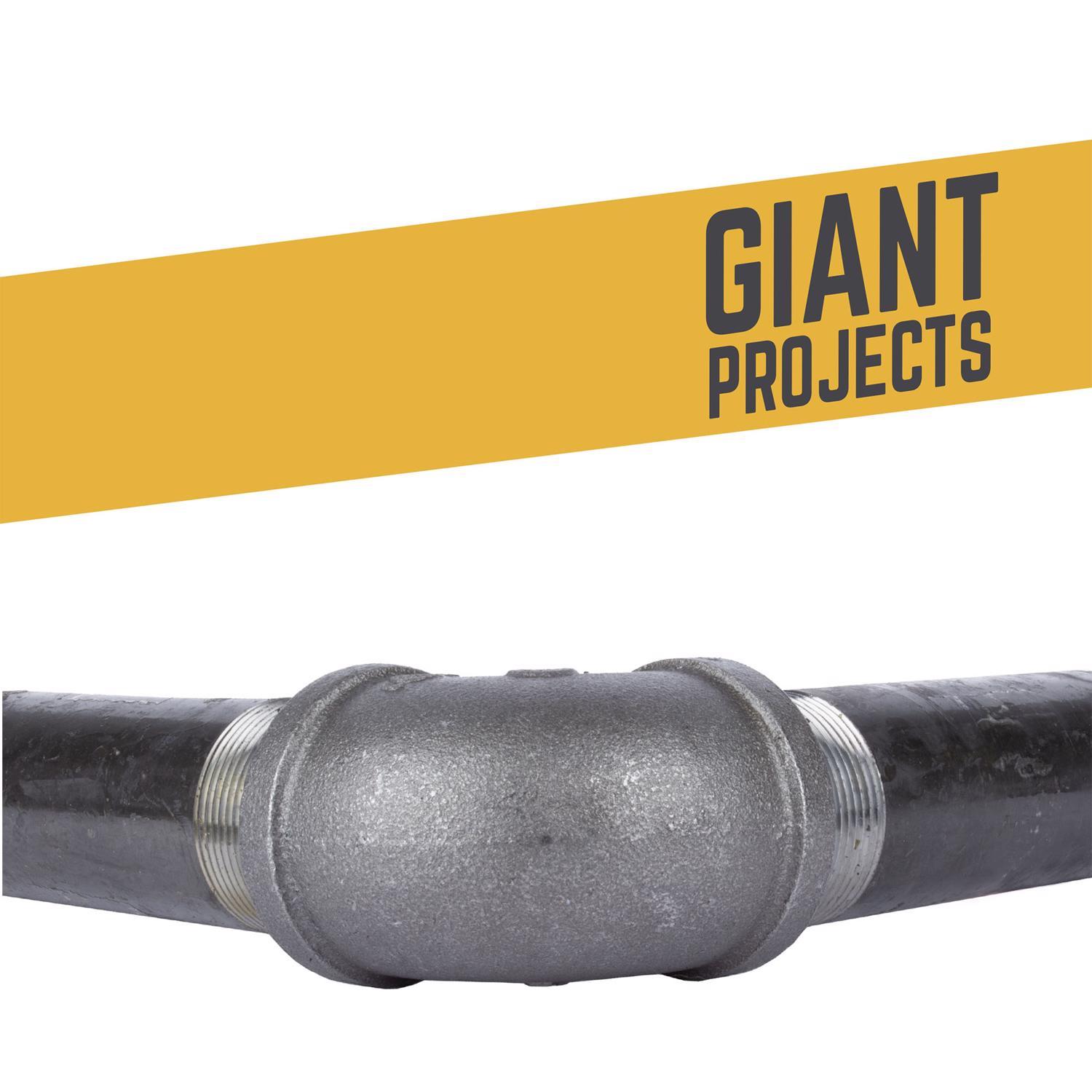 STZ Industries 1-1/2 in. FIP each X 1-1/2 in. D FIP Black Malleable Iron 90 Degree Elbow