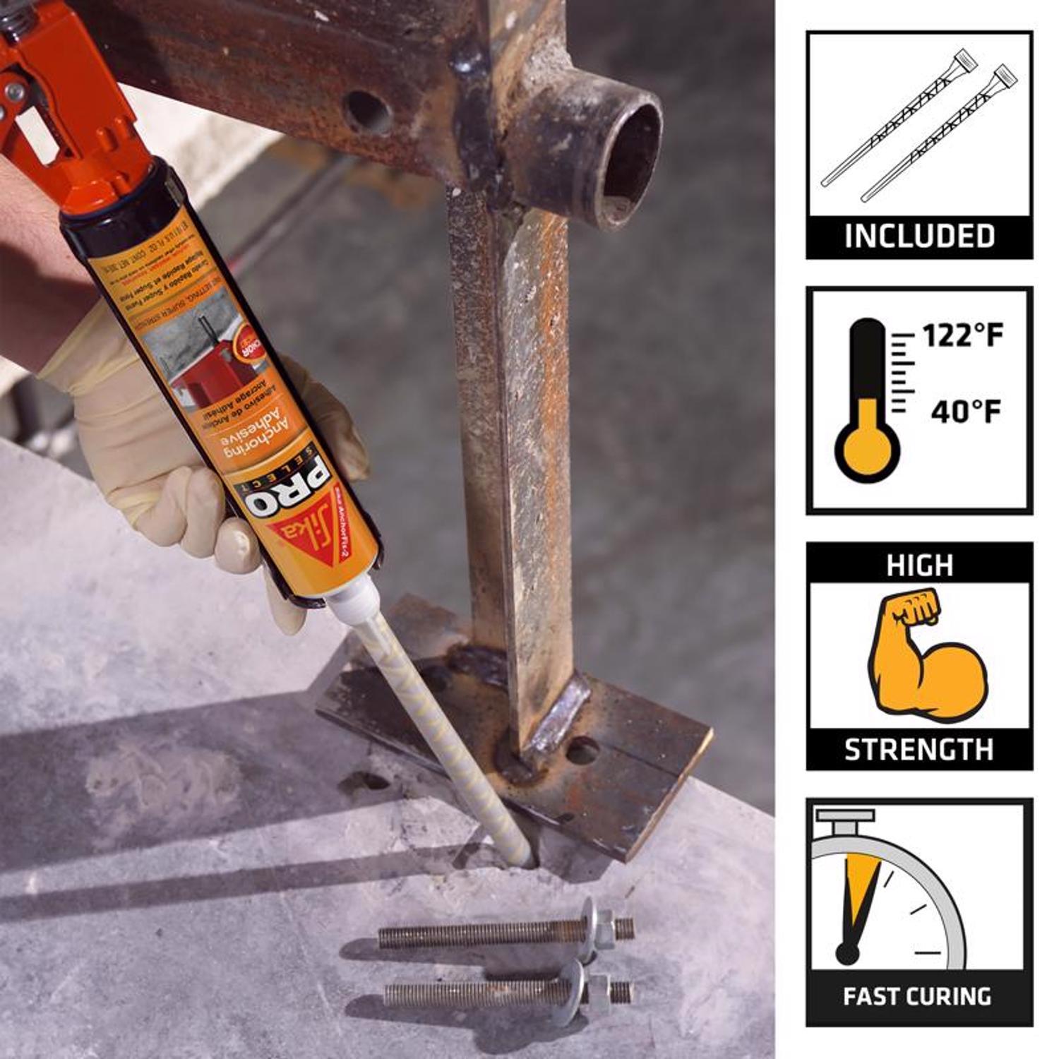 Sika Pro Select Super Strength Gray Anchoring Adhesive 10.1 oz