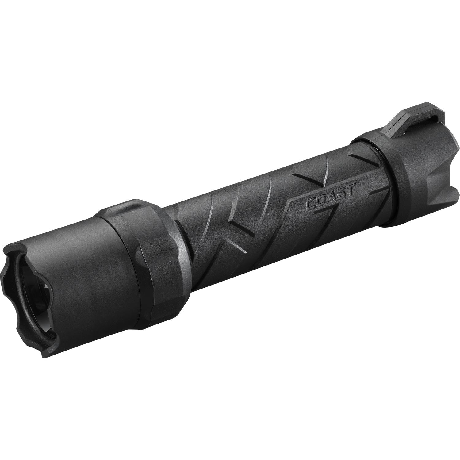 Coast Polysteel 400 440 lm Black LED Flashlight AAA Battery