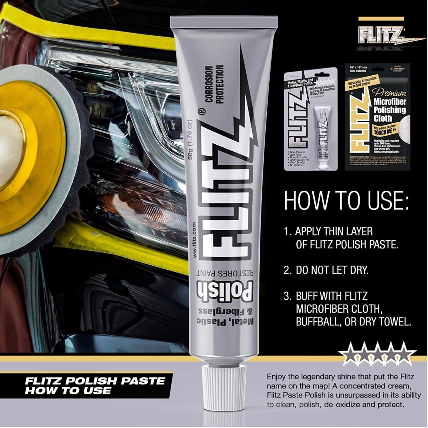 Flitz No Scent Metal Polish 50 gm Cream