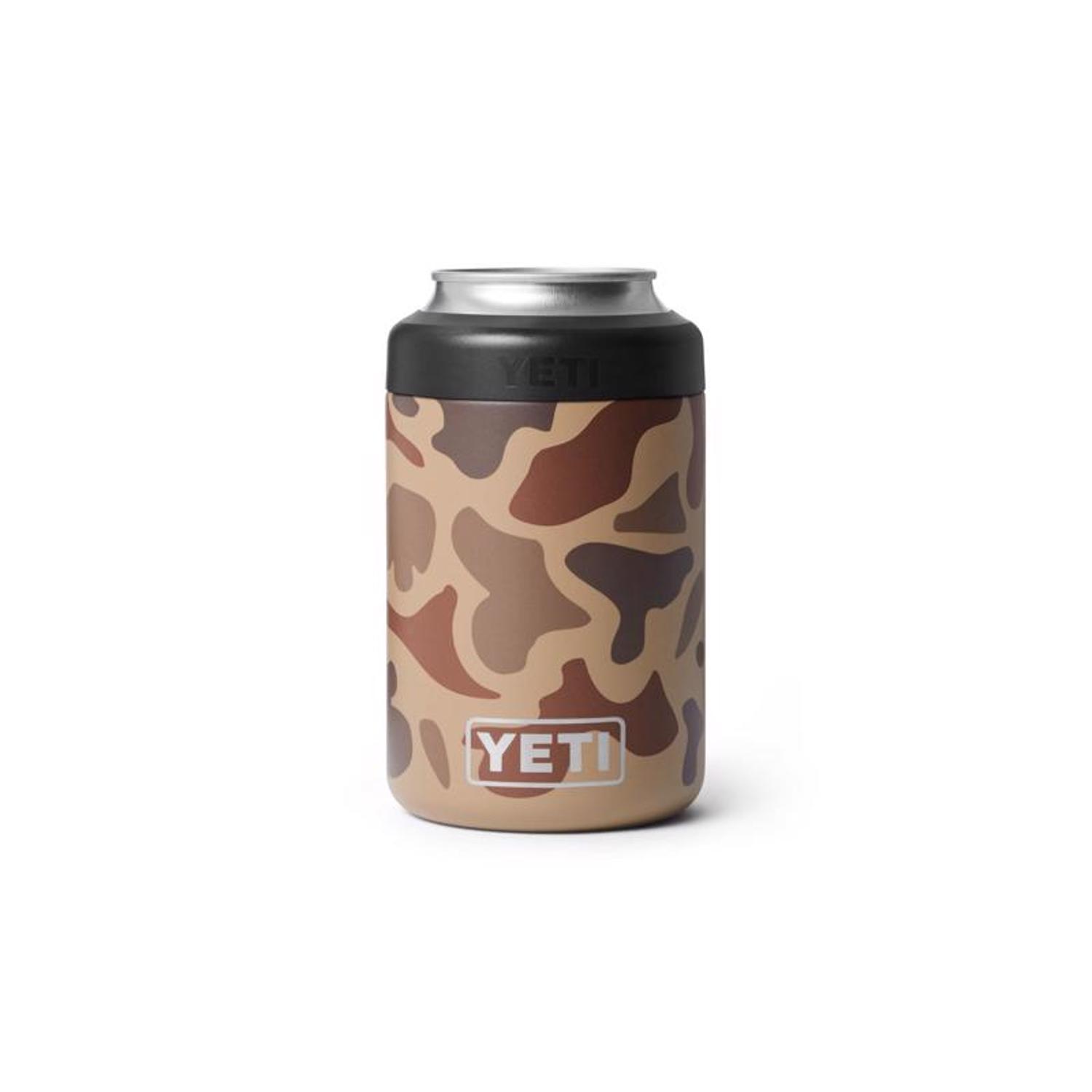 YETI Rambler 12 oz Wetlands Camo BPA Free Colster Can Insulator