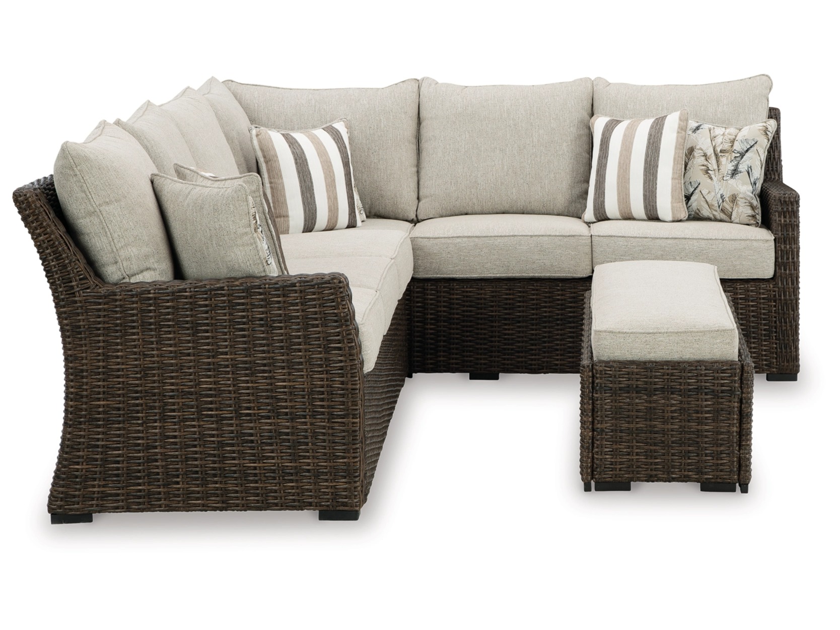 Ashley Brook Ranch 3-Piece Outdoor Sectional Set