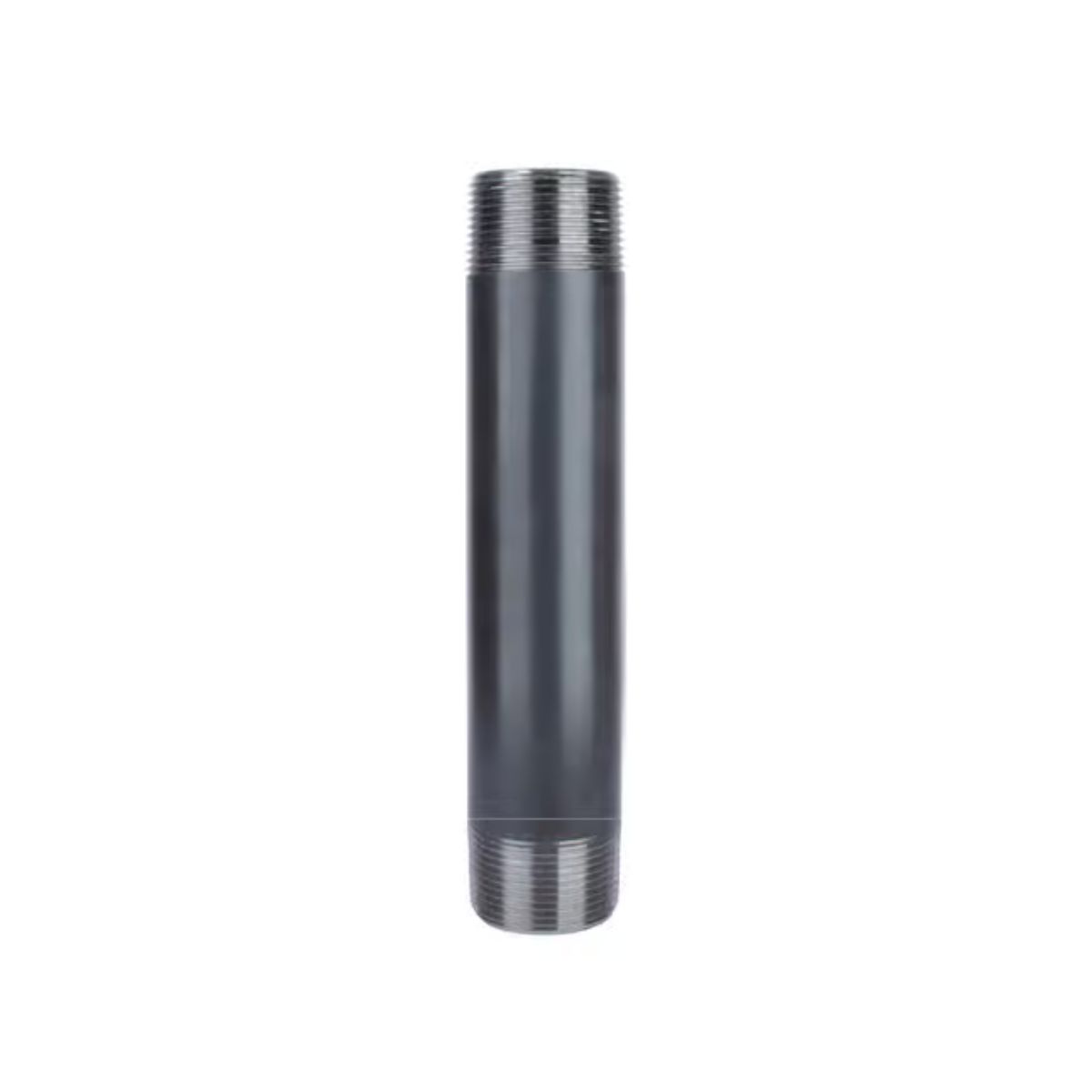 STZ Industries 2 in. MIP each x 2 in. D MIP Black Steel 8 in. L Nipple