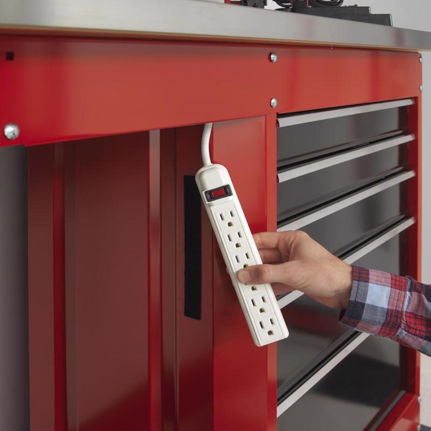 VELCRO Brand Industrial Strength Medium Nylon Hook and Loop Fastener 48 in. L 1 pk