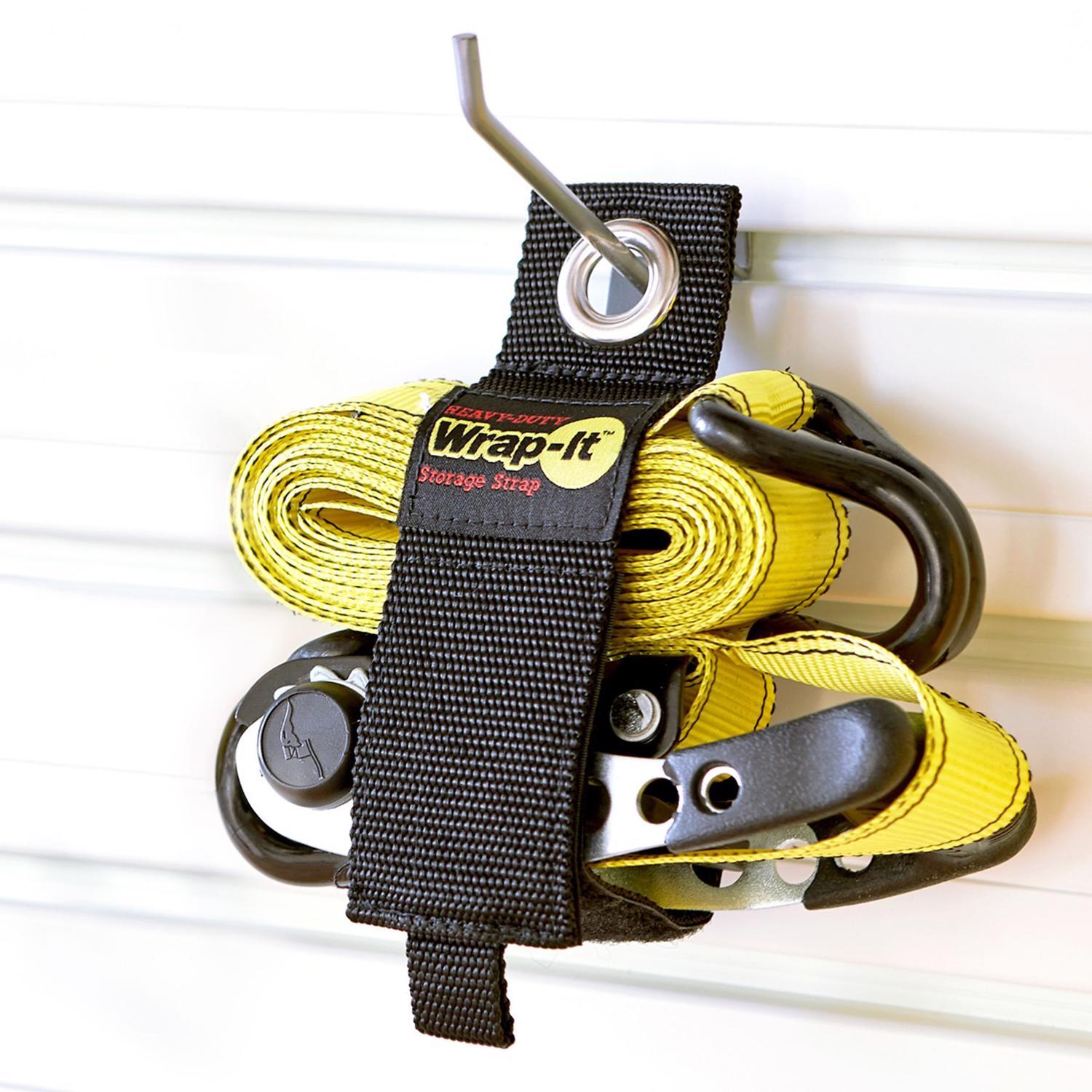 Wrap-It Heavy-Duty 2 in. W X 13 in. L Black Storage Straps 50 lb 2 pk