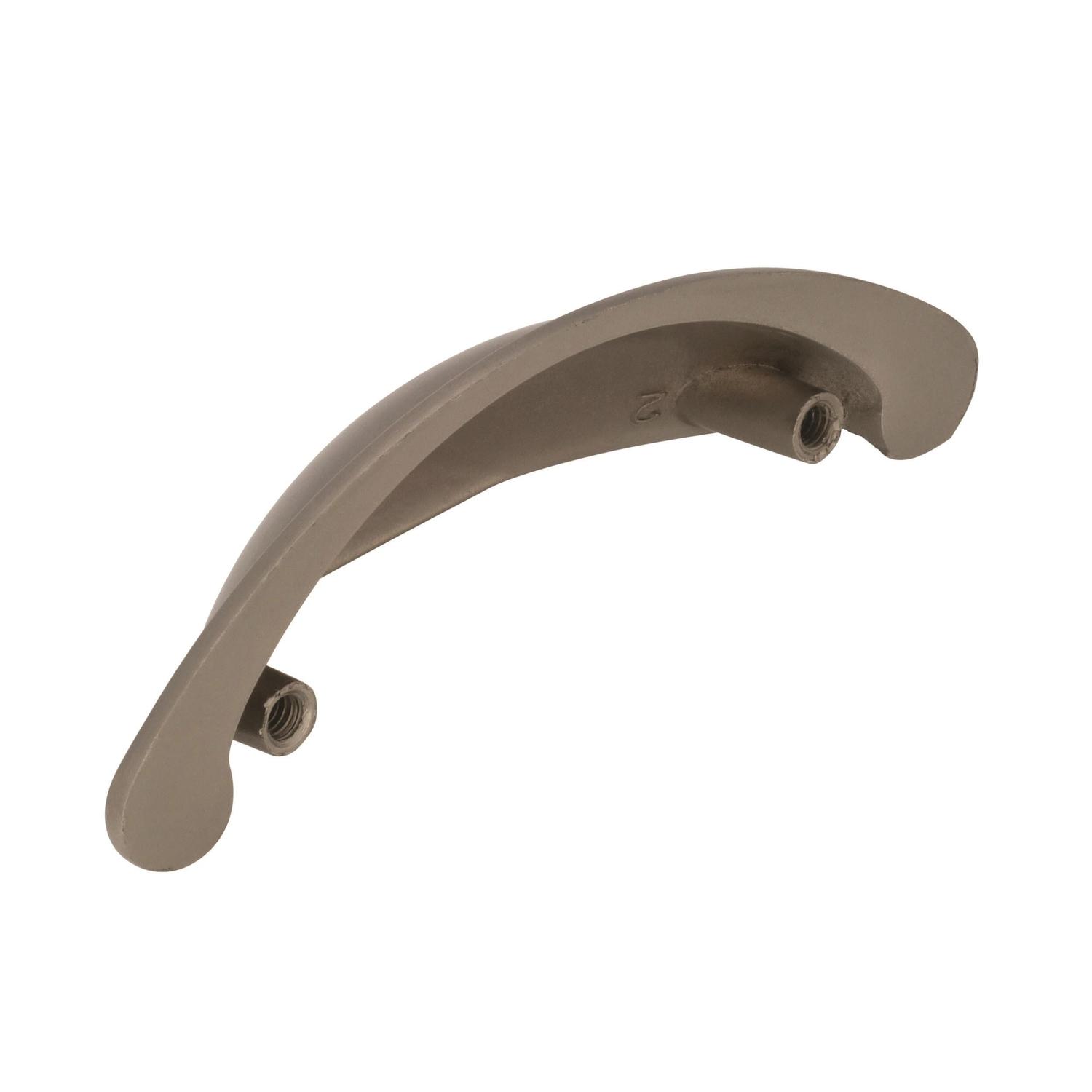 Amerock Traditional Cup Cabinet Pull Cup 2-1/2 in. Satin Nickel Silver 1 pk