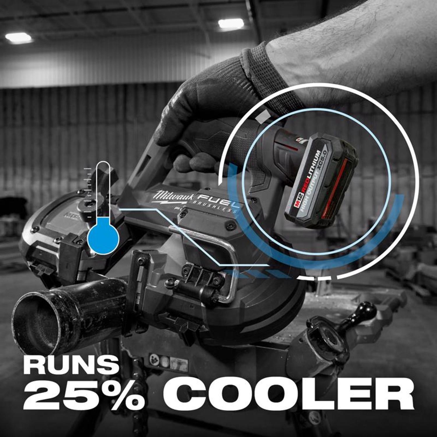 Milwaukee M12 RedLithium XC 5 Ah Lithium-Ion High Output Battery Pack 1 pc