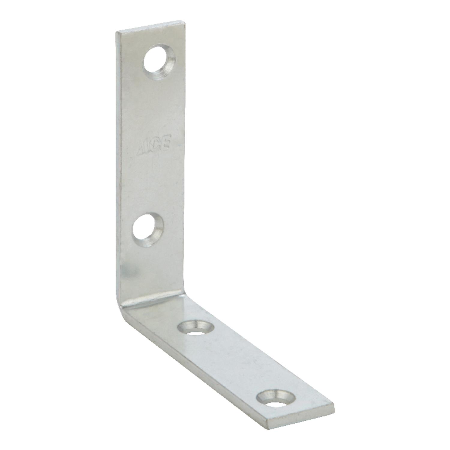 Ace 3 in. H X 2.125 in. W X 3 in. D Zinc Inside L Corner Brace