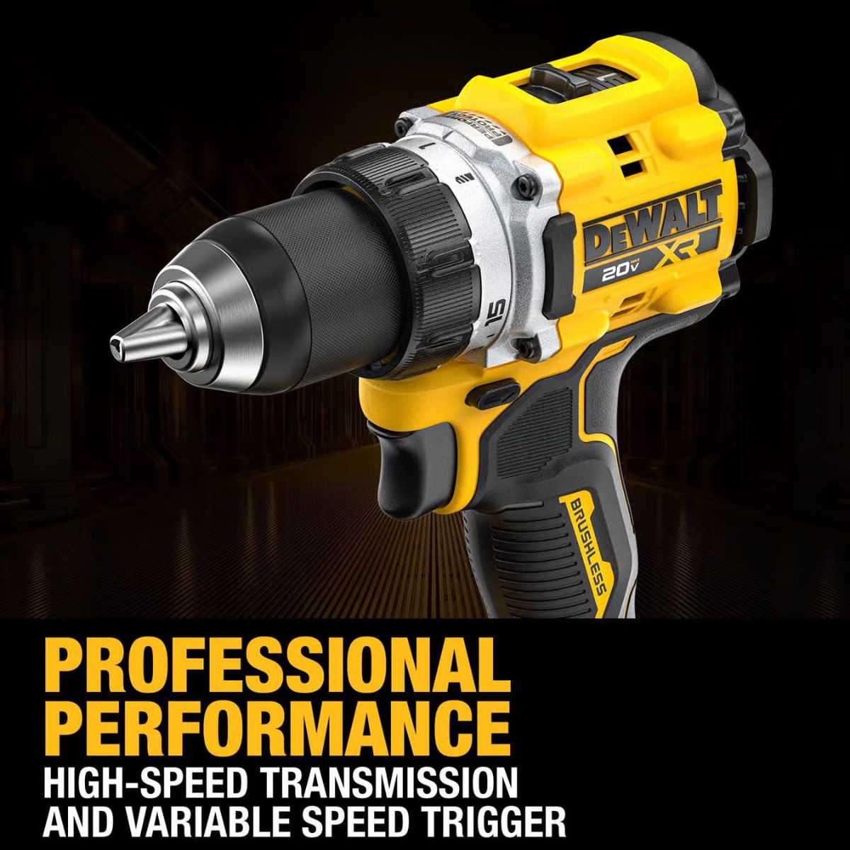 DeWalt 20V MAX XR 1/2 in. Brushless Cordless Drill/Driver Tool Only