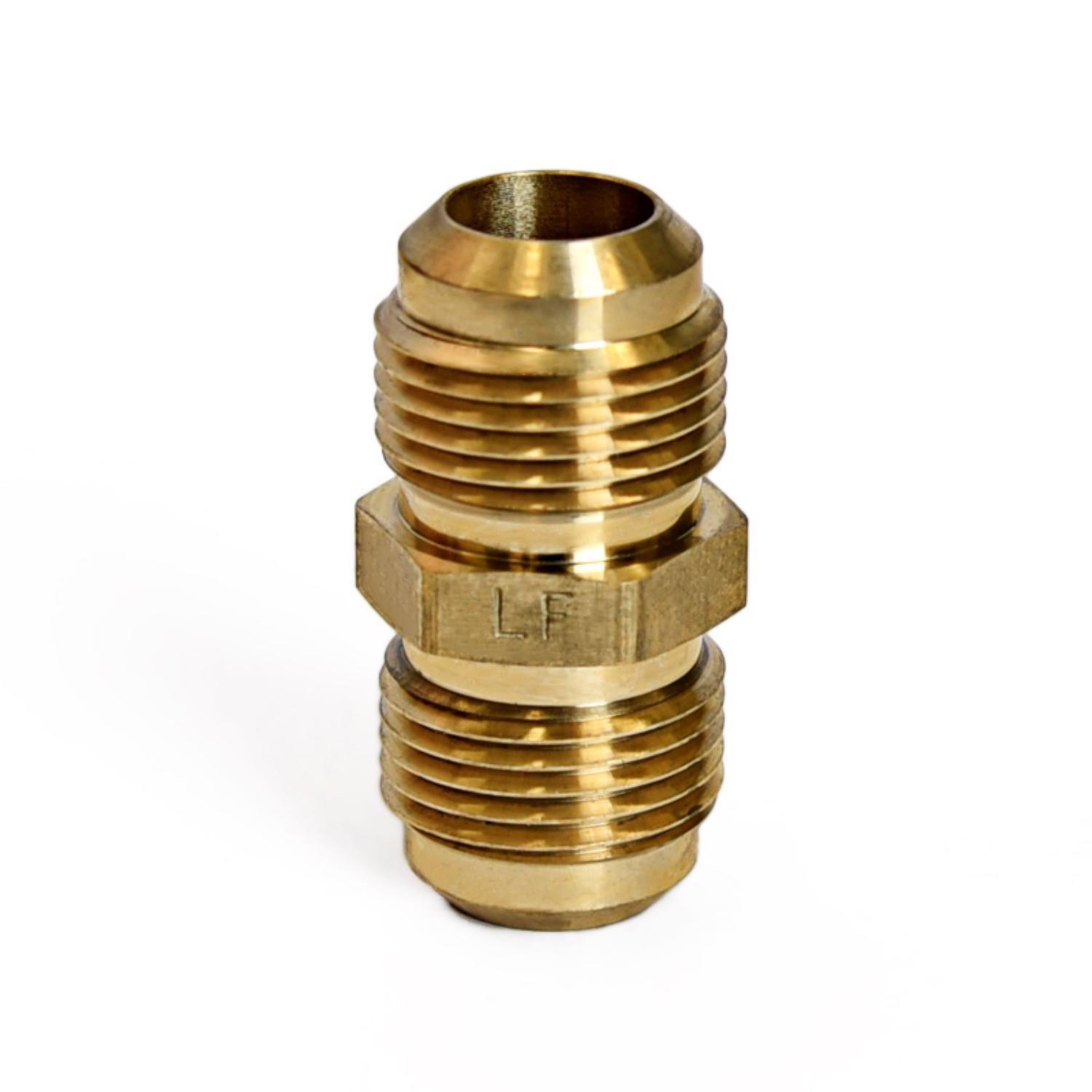 ATC 5/8 in. Flare 5/8 in. D Flare Yellow Brass Union