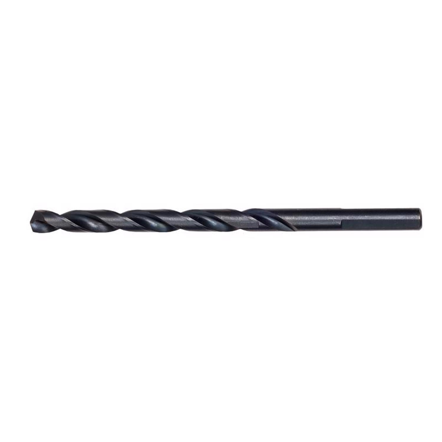 Milwaukee Thunderbolt 1/4 in. X 4 in. L Black Oxide Drill Bit 3-Flat Shank 1 pc