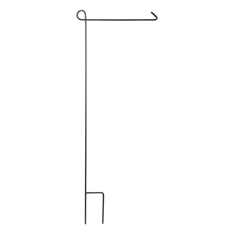 Evergreen Enterprises Garden Flag Stand 44 in. H x 17.5 in. W x 5 in. D Black 44 in. L