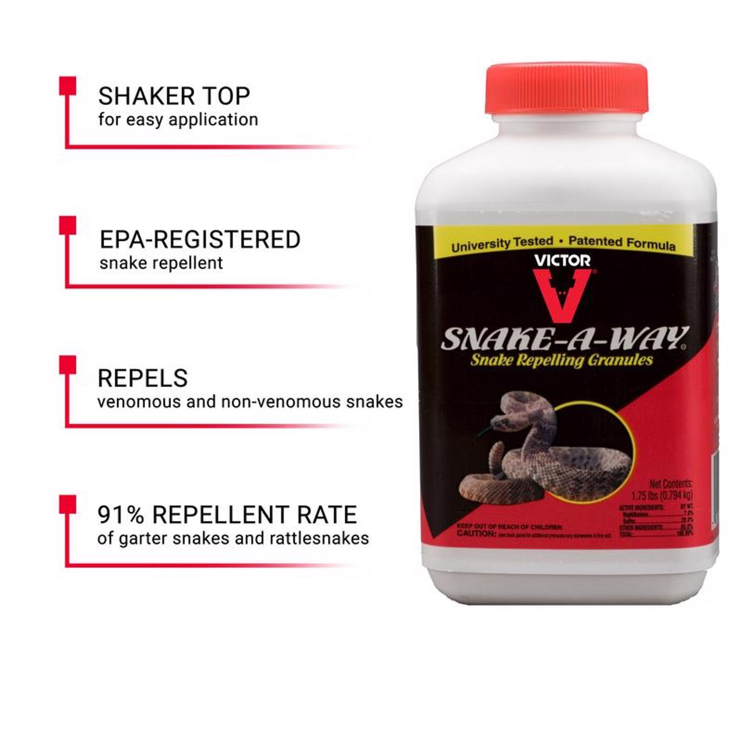 Victor Snake-A-Way Animal Repellent Granules For Snakes 1.75 lb