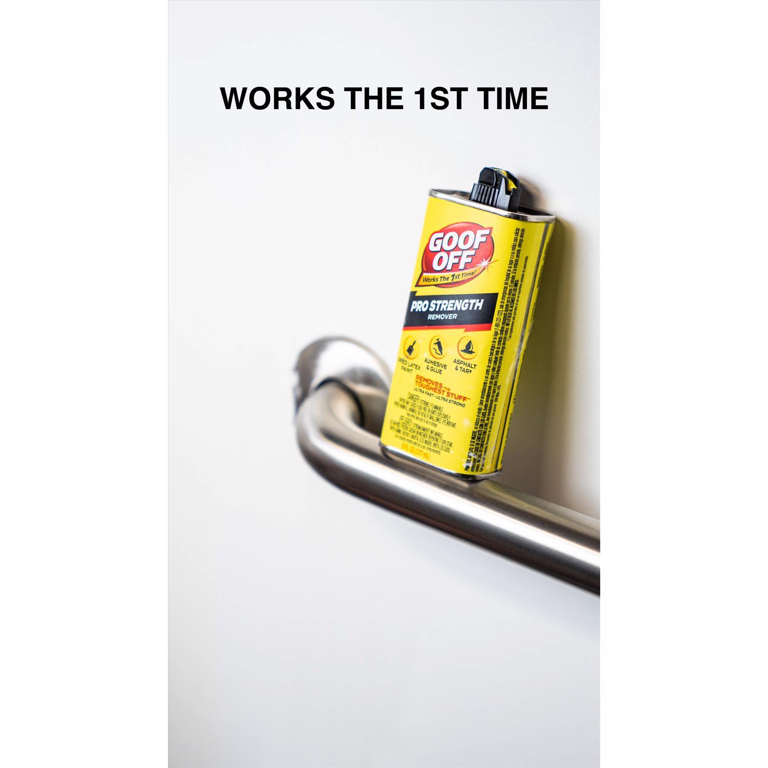 Goof Off Pro Strength Liquid Adhesive Remover 6 oz