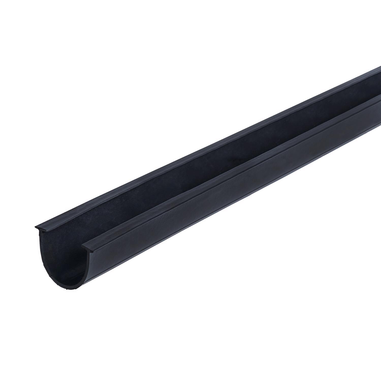 M-D Black Vinyl Replacement Bottom For Garage Doors 18 ft. L X 2-5/8 in.