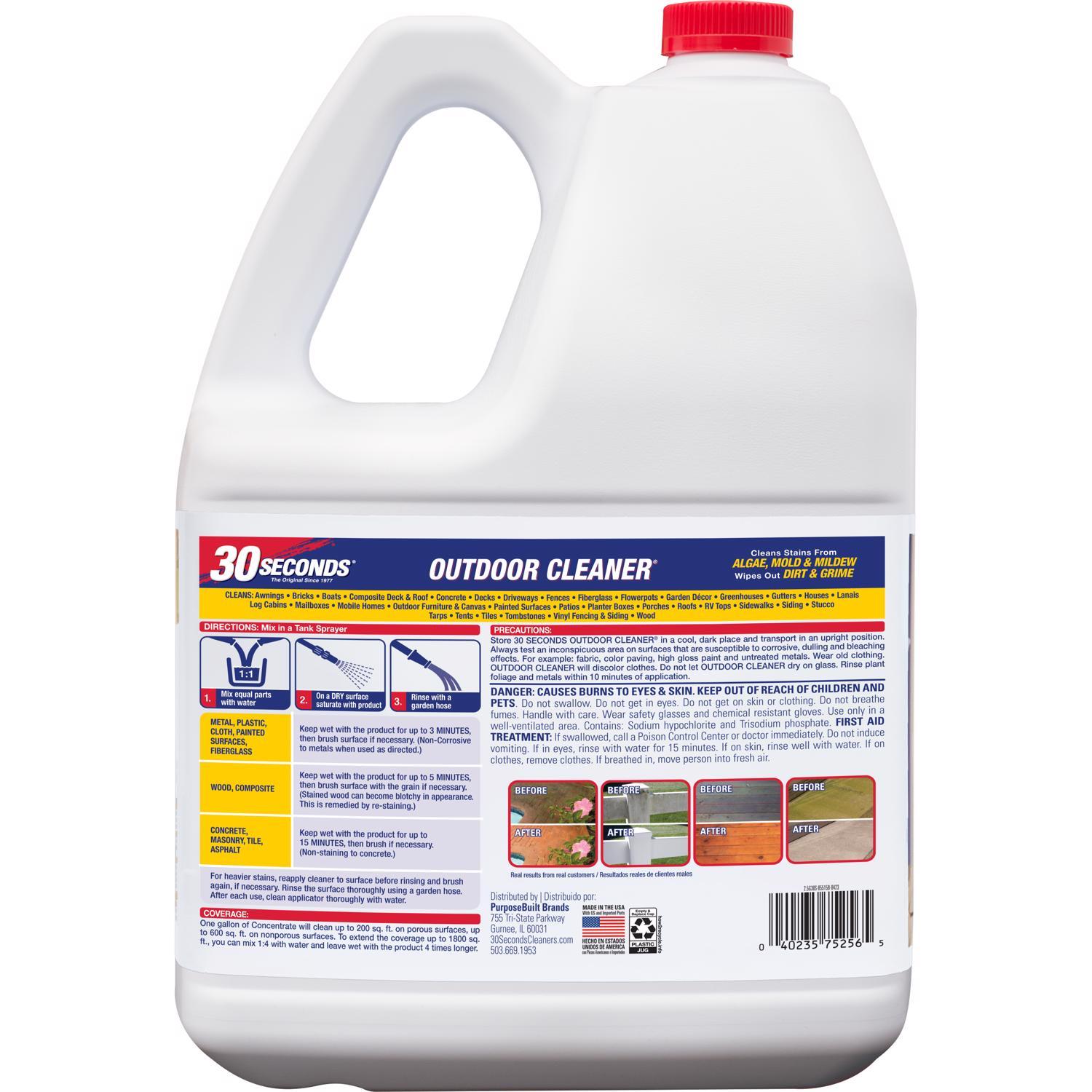 30 SECONDS Outdoor Cleaner Concentrate 2.5 gal