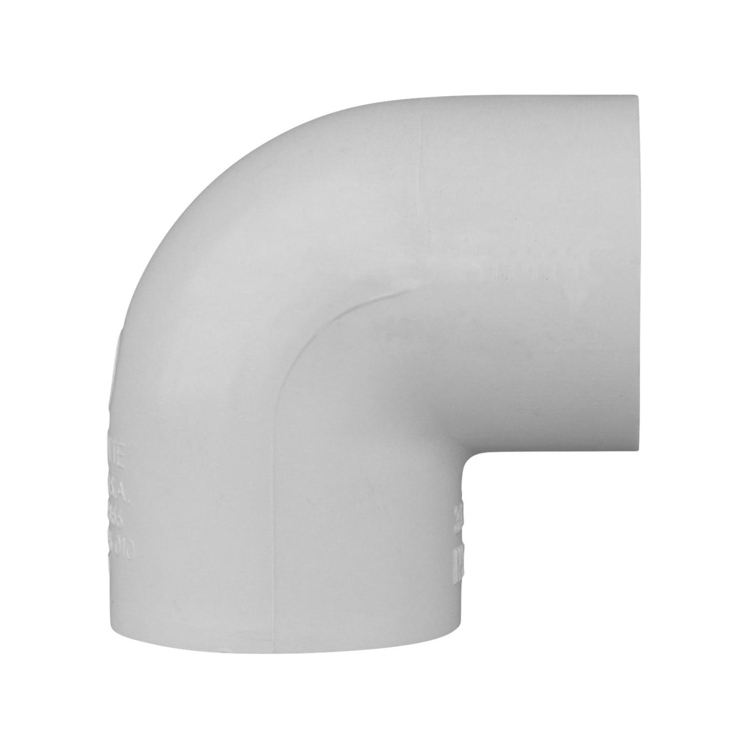 Charlotte Pipe Schedule 40 1 in. Slip X 1 in. D Slip PVC Elbow 1 pk