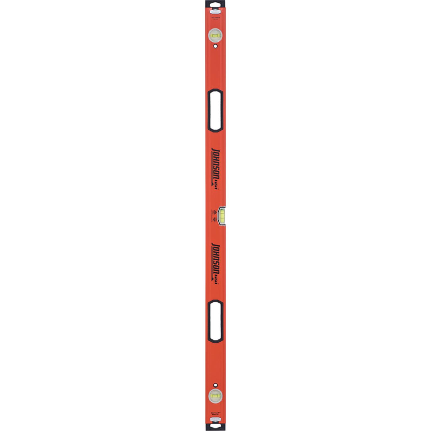 Johnson 48 in. Aluminum Heavy Duty Box Level 3 vial